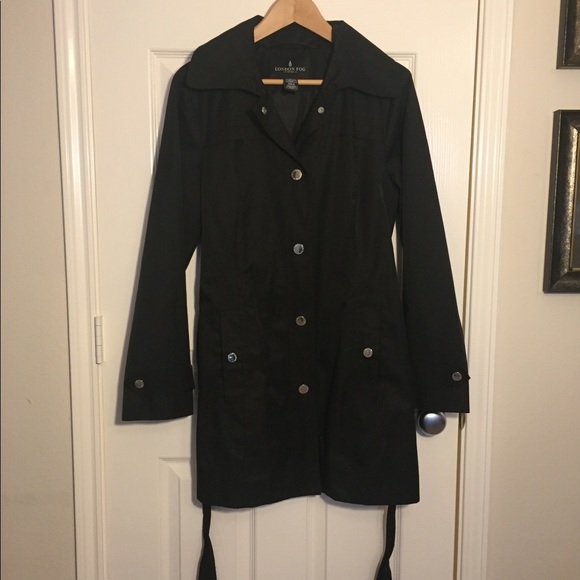 London Fog women’s trench rain coat size M - Picture 3 of 7